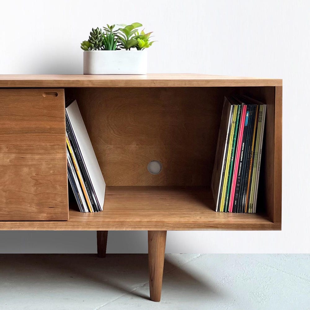 Roosevelt Credenza - Solid Cherry - In Stock! - Image 10