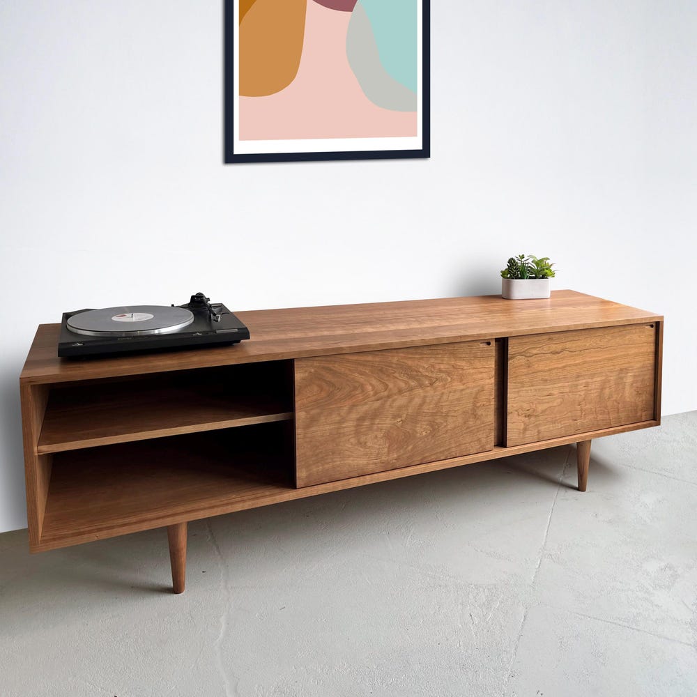 Roosevelt Credenza - Solid Cherry - In Stock! - Image 9