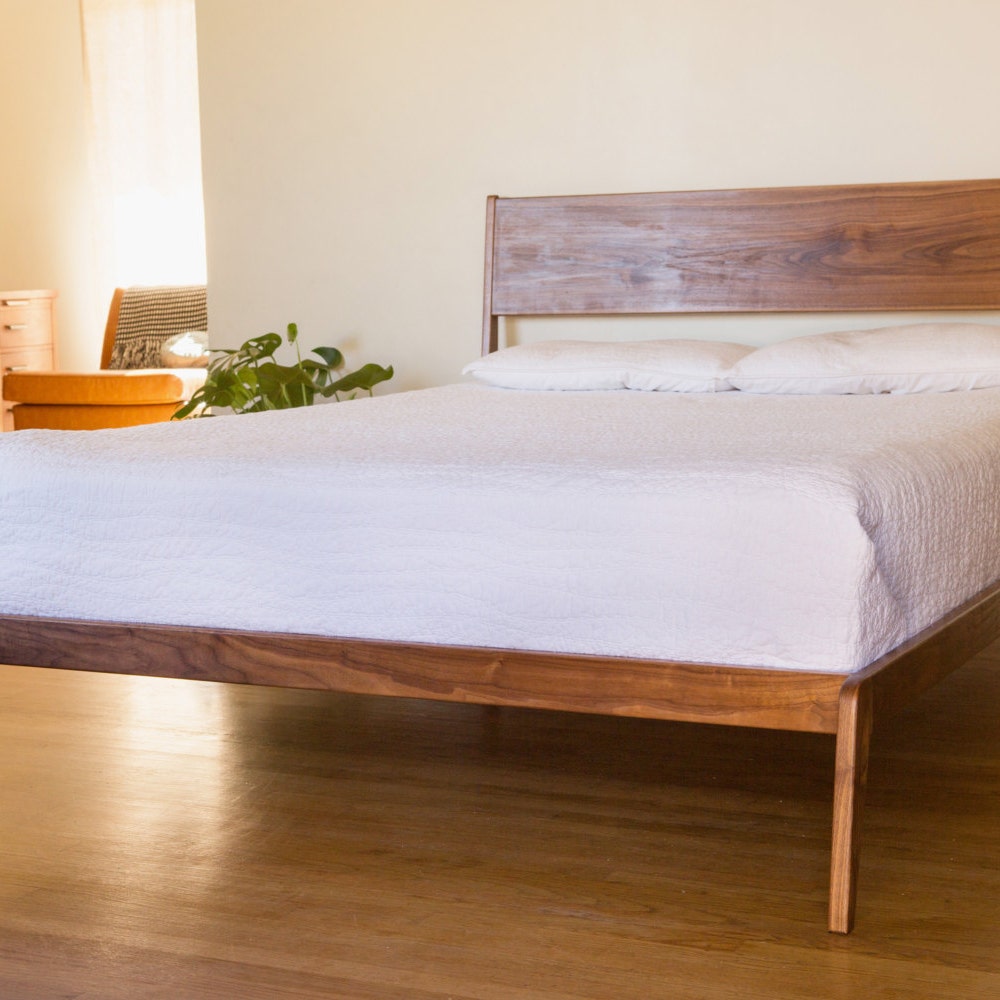 Modern Lean Bed (Mid Century Danish Modern Style Bed) - Image 2