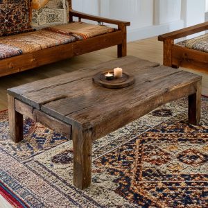 Wooden Rustic  handmade wooden coffee table live edge solid wood trestle farmhouse home decor furniture handcrafted rectangular end table