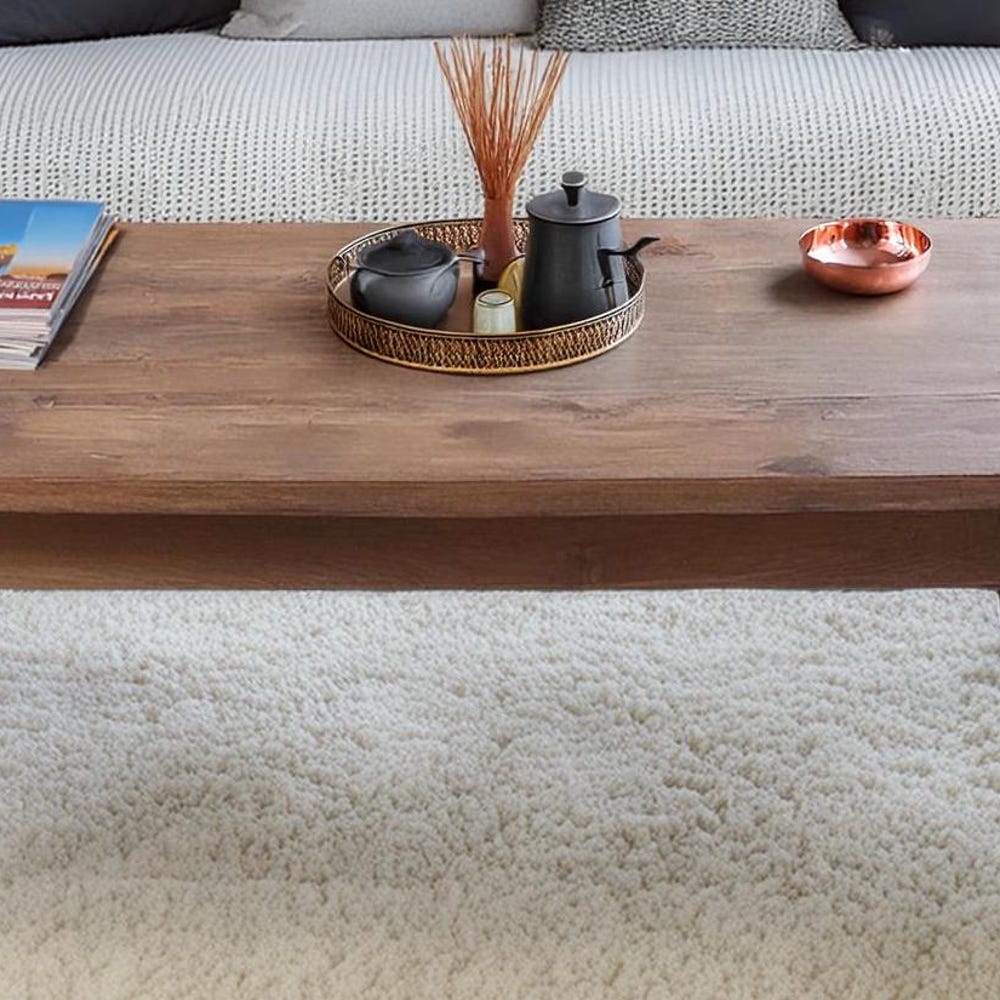 Wooden Rustic handmade wooden coffee table live edge solid wood trestle farmhouse home decor furniture handcrafted rectangular end table - Image 5