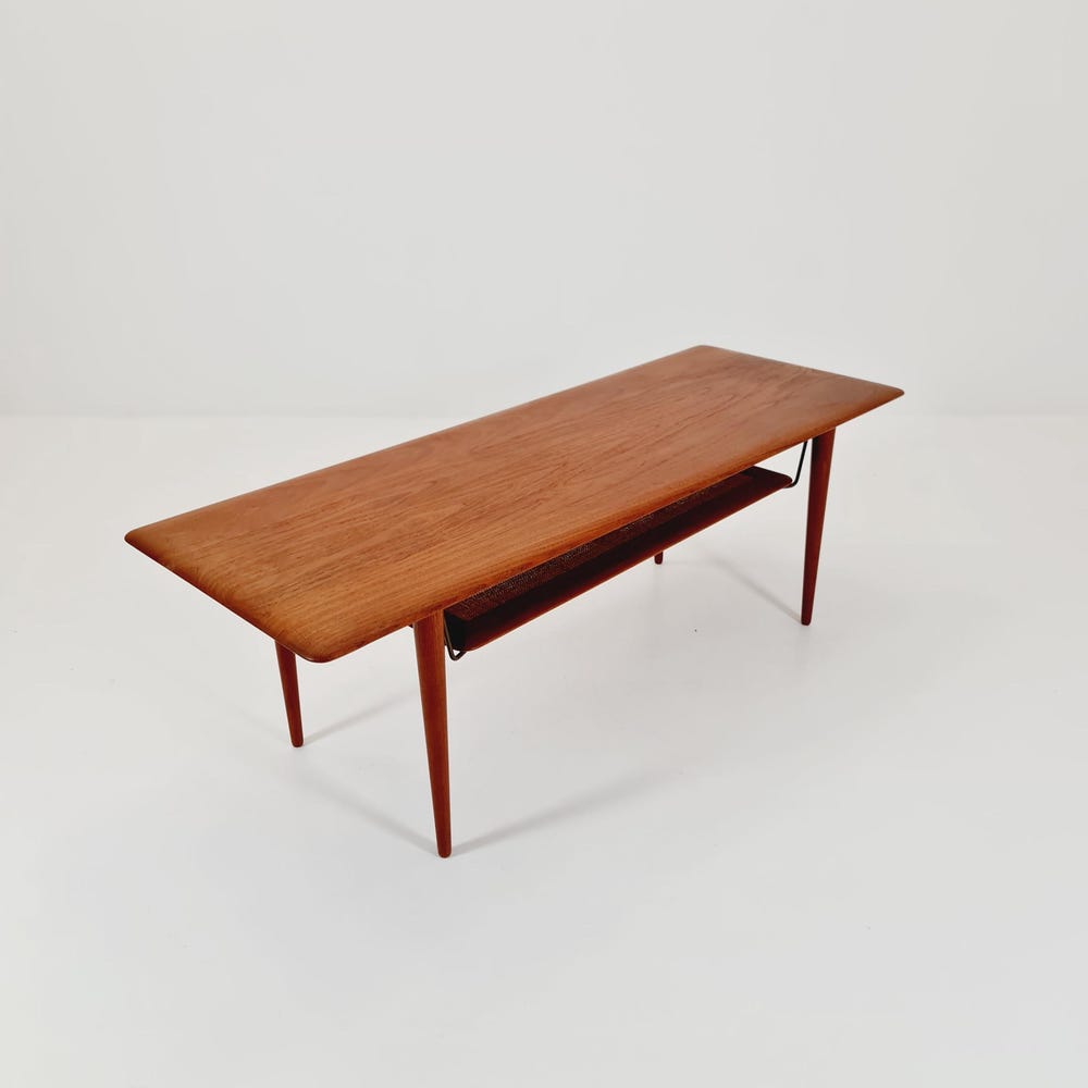 Danish Teak Coffee Table by Peter Hvidt &Orla Mølgaard for France and søn, 1960s - Image 11