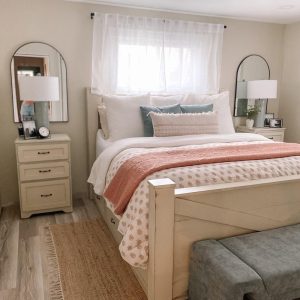 il_1000x1000.6647149183_ax1j.jpg Ohio Handmade Wood Bed Frame | King & Queen Size | Rustic Platform Bed | Solid Wood Bed | Farmhouse Bedroom Furniture | Handmade Bed Frame