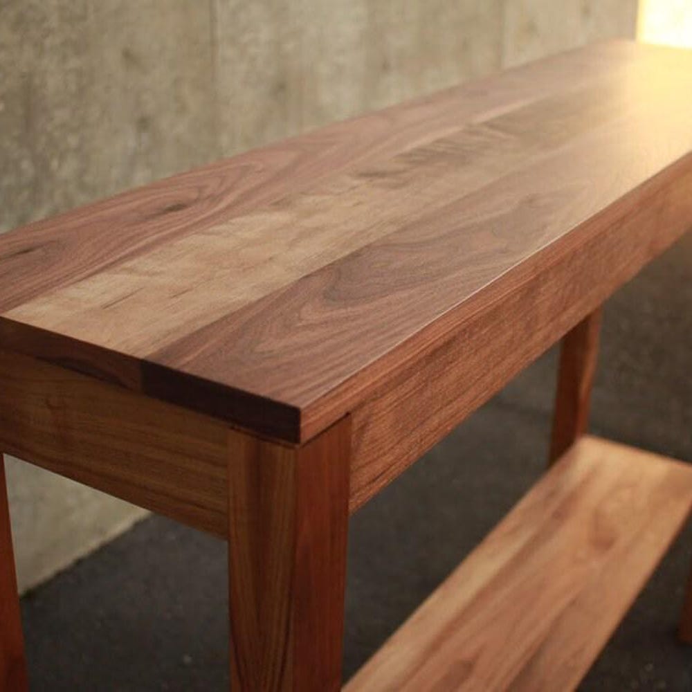 Warner Hallway Table, Modern Entryway Table, Modern Console Table, Wood Rectangular Entry Table (Shown in Walnut) - Image 3