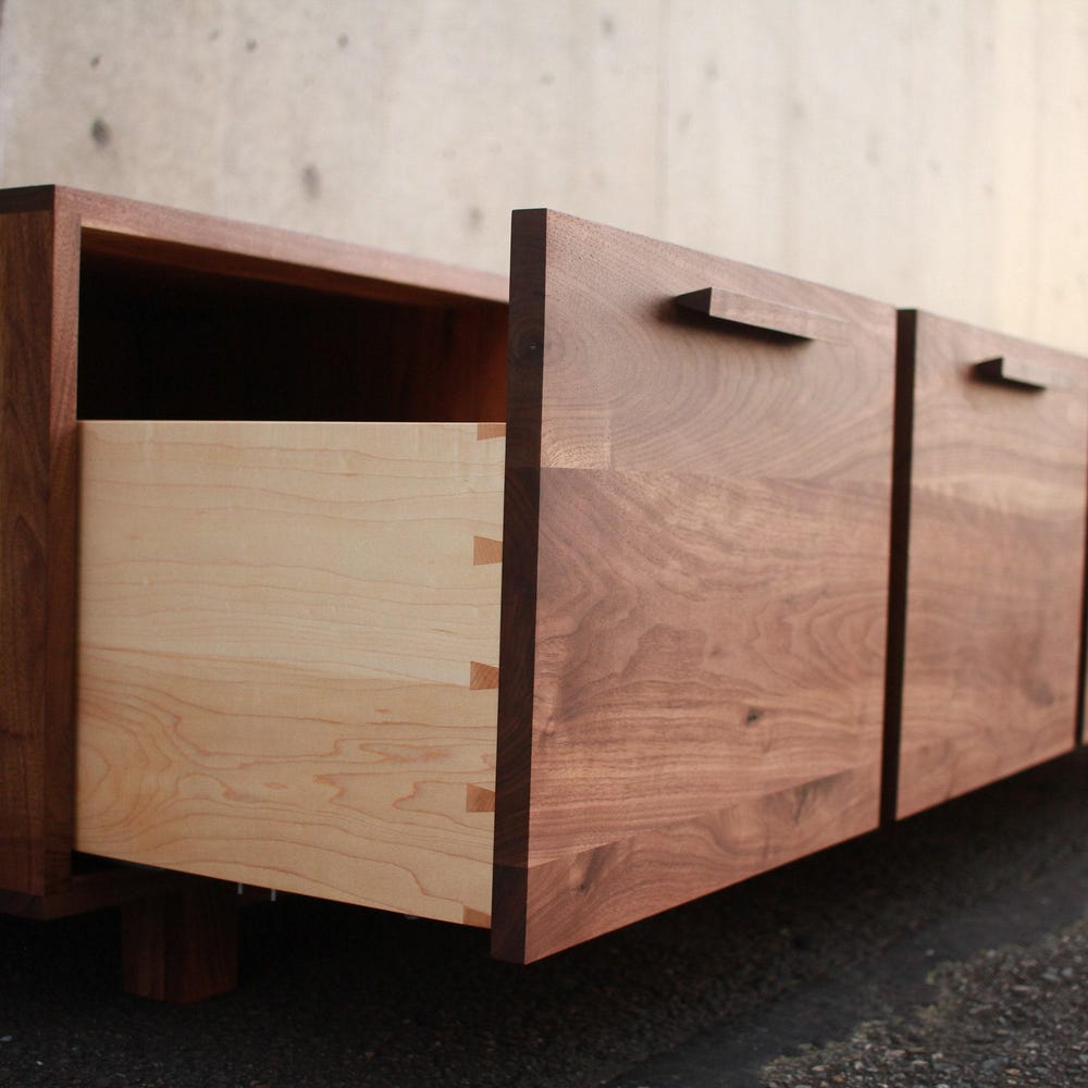 Clarkson Drawer Bench, 72"W, Modern Entryway Bench, Drawer Bench, Storage Bench, Solid Wood (Shown in Walnut) - Image 4