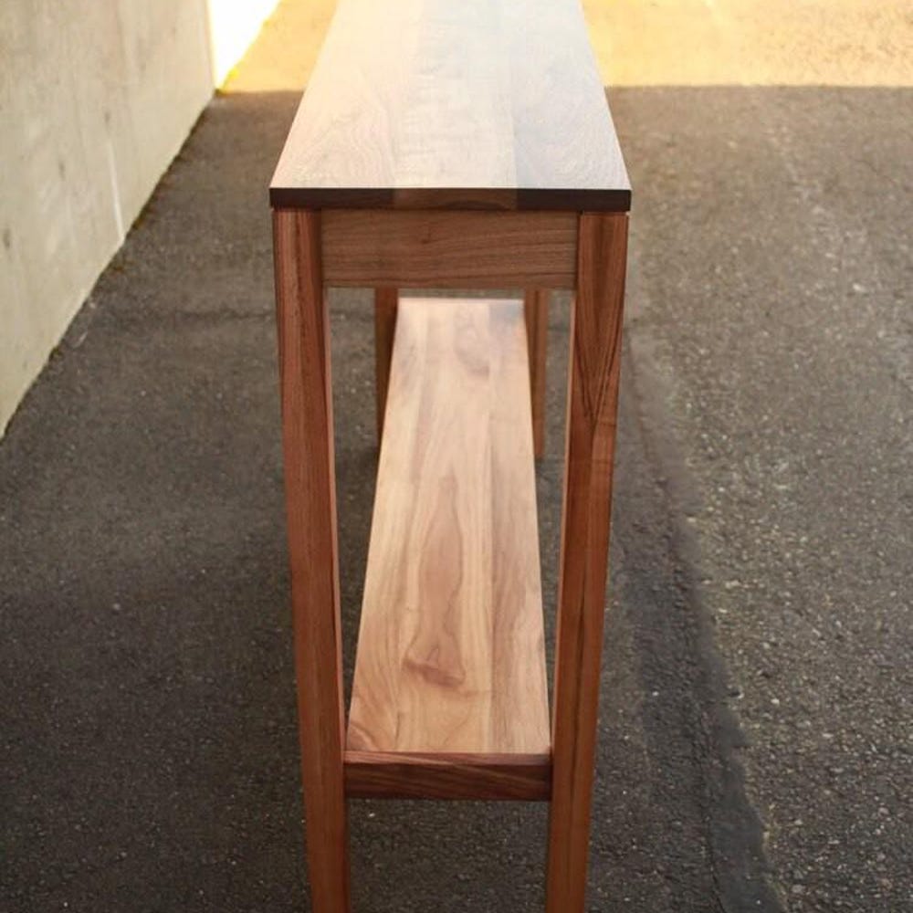 Warner Hallway Table, Modern Entryway Table, Modern Console Table, Wood Rectangular Entry Table (Shown in Walnut) - Image 8