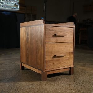 Cady Filing Cabinet, Modern Office Cabinet, Modern Home Office, Solid Hardwood File Cabinet (Shown in Walnut)
