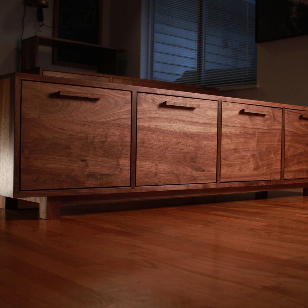 Clarkson Drawer Bench, 72"W, Modern Entryway Bench, Drawer Bench, Storage Bench, Solid Wood (Shown in Walnut) - Image 3
