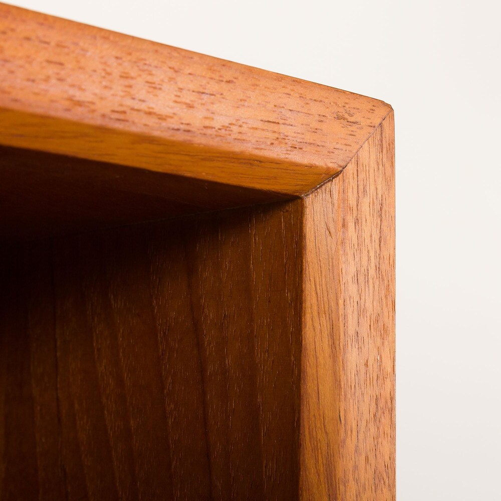 Poul Cadovius teak 4-bay wall unit for Cado, Denmark 1960s - Image 8