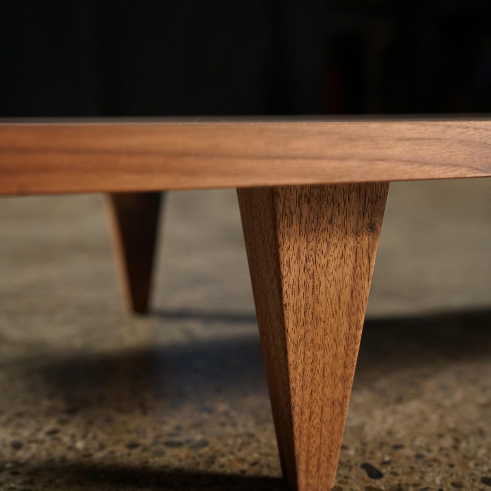 Braca Media Console, Mid-Century Credenza, Modern Sideboard, Solid Hardwood Media Console (Shown in Walnut) - Image 7