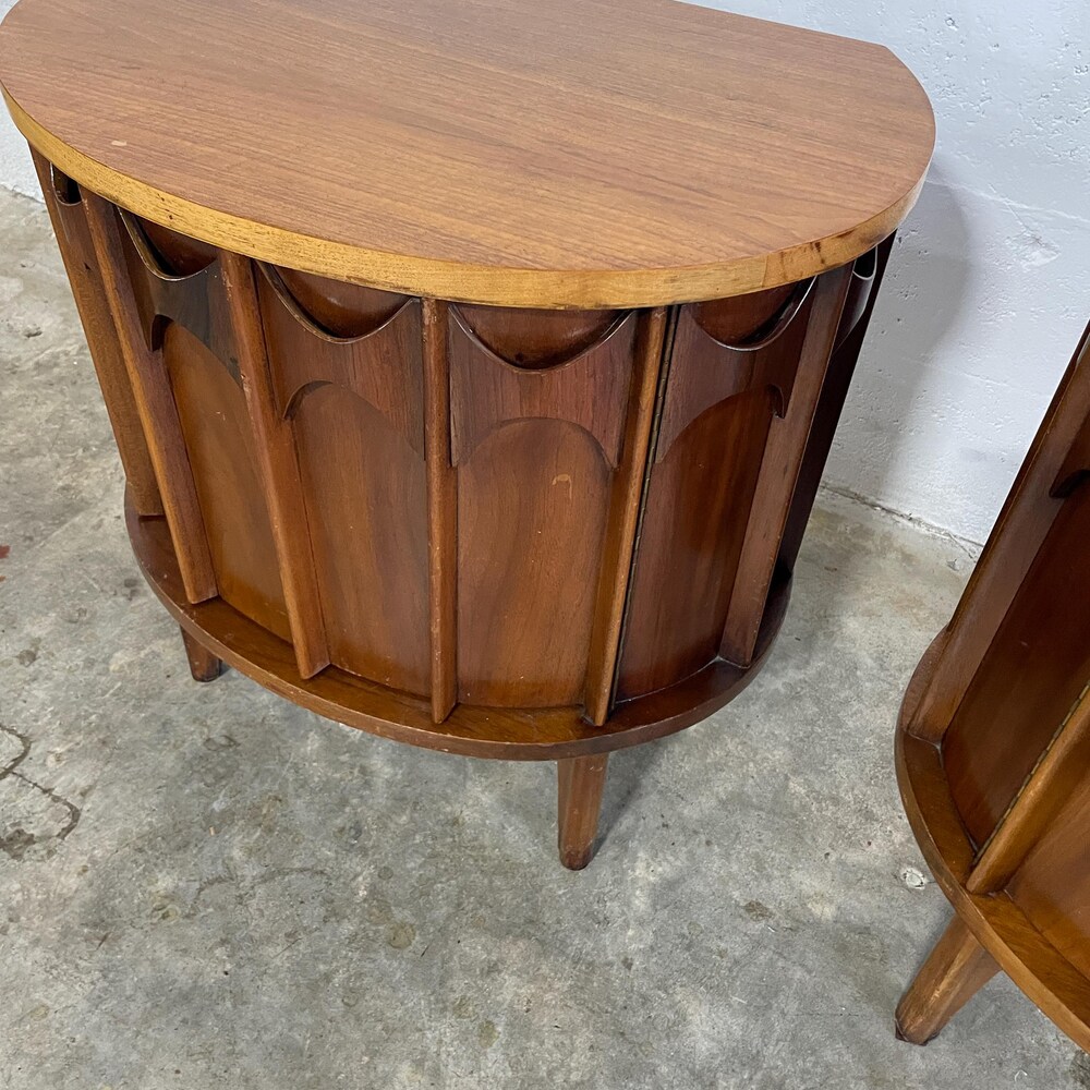 Mid Century Modern Pair Kent Coffey Perspecta Nightstands or Side Tables - Image 6