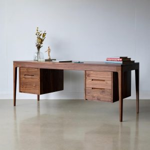 The Monticello Desk | Solid Wood | Modern Single and Two-Person Desk