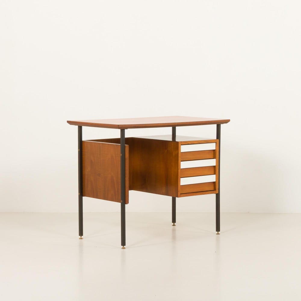 Small Italian vintage desk, 1950s - Image 2
