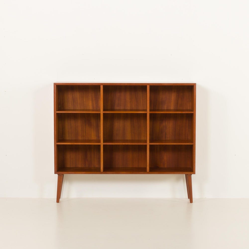 Small Danish teak mid century bookcase attr. to Poul Hundevad, 1960s - Image 4