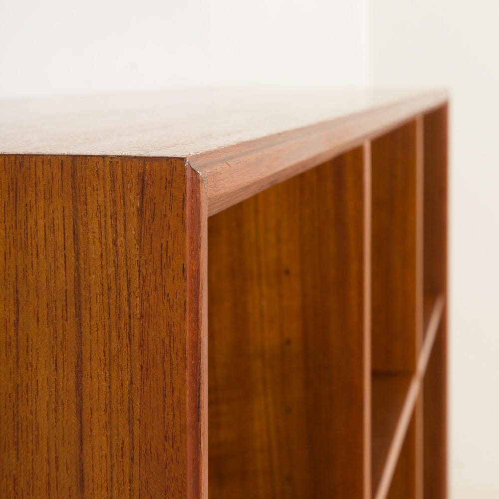 Small Danish teak mid century bookcase attr. to Poul Hundevad, 1960s - Image 8