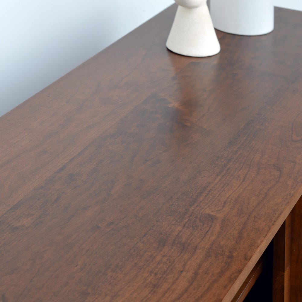 Kasse Media Console - 60" - Solid Cherry - Teak Finish - In Stock! - Image 8