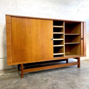 il_1000x1000.6797107727_2doi.jpg Hans Wegner Danish Mid Century Modern Tall Sideboard or Buffet with Tambour Doors
