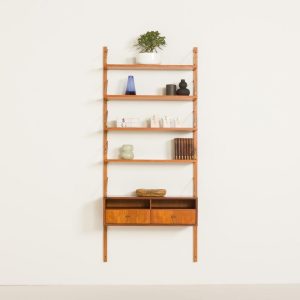 il_1000x1000.6811460831_n5cj.jpg Poul Cadovius entry teak wall unit with a console for Cado, 1960s