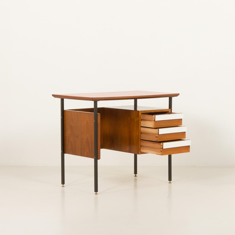 Small Italian vintage desk, 1950s - Image 3