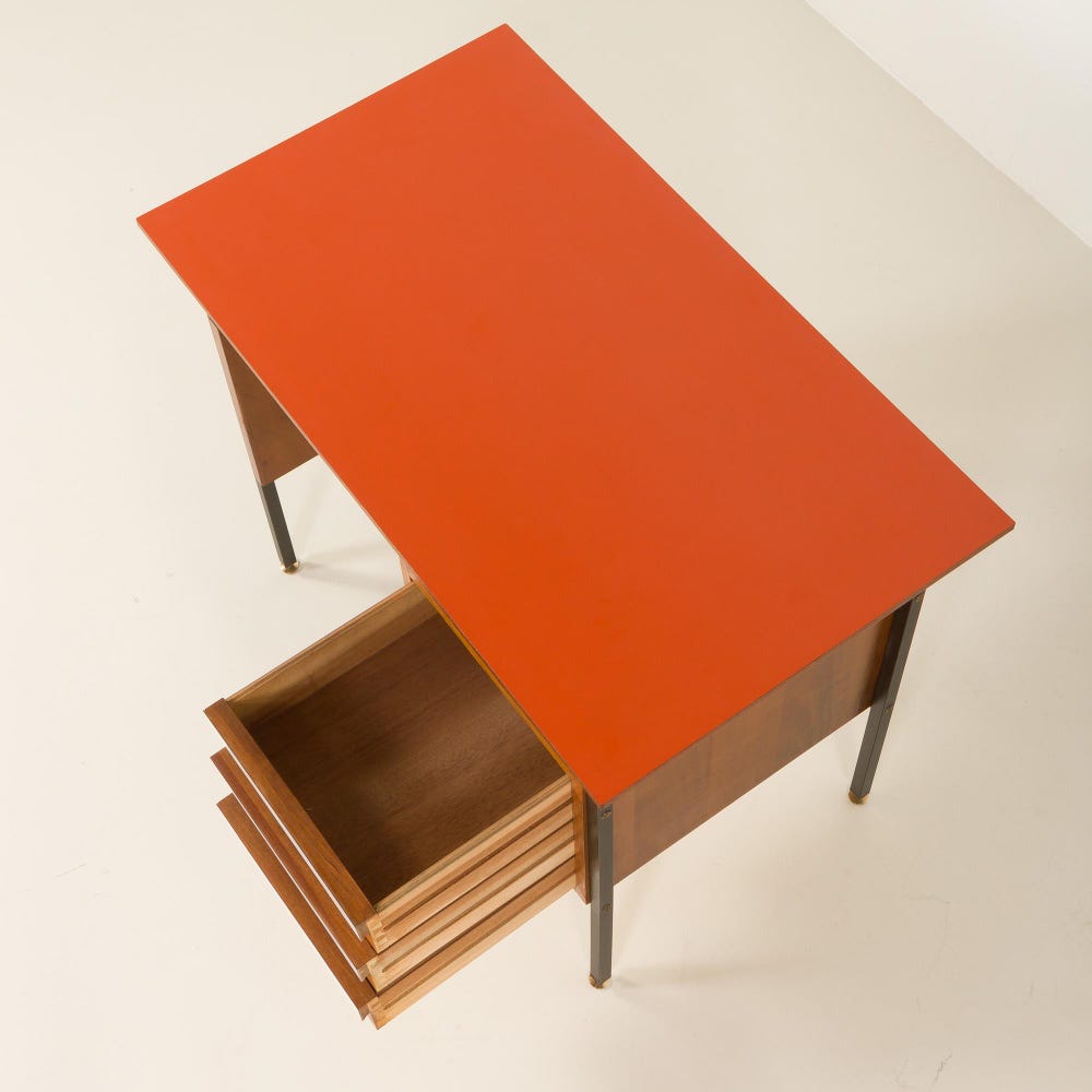 Small Italian vintage desk, 1950s - Image 8