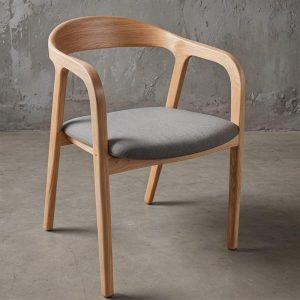 Dining Chair, Wood Accent Chair, for Dining Room, Patio, Terrace, Bedroom & Lounge, Mid Century