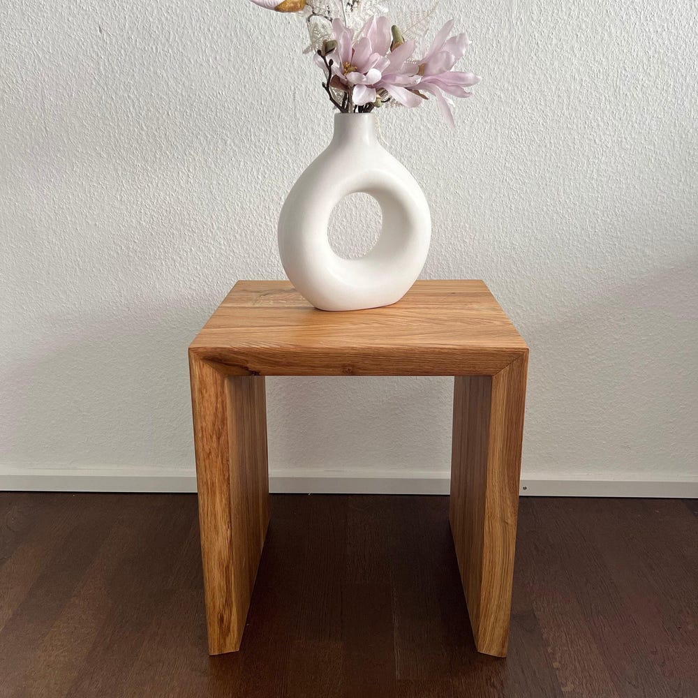 Wooden stool / side table / plant stool / handmade stool / stool / seat stool / bedside table / natural wood / gift idea