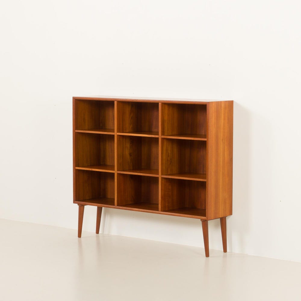 Small Danish teak mid century bookcase attr. to Poul Hundevad, 1960s - Image 3