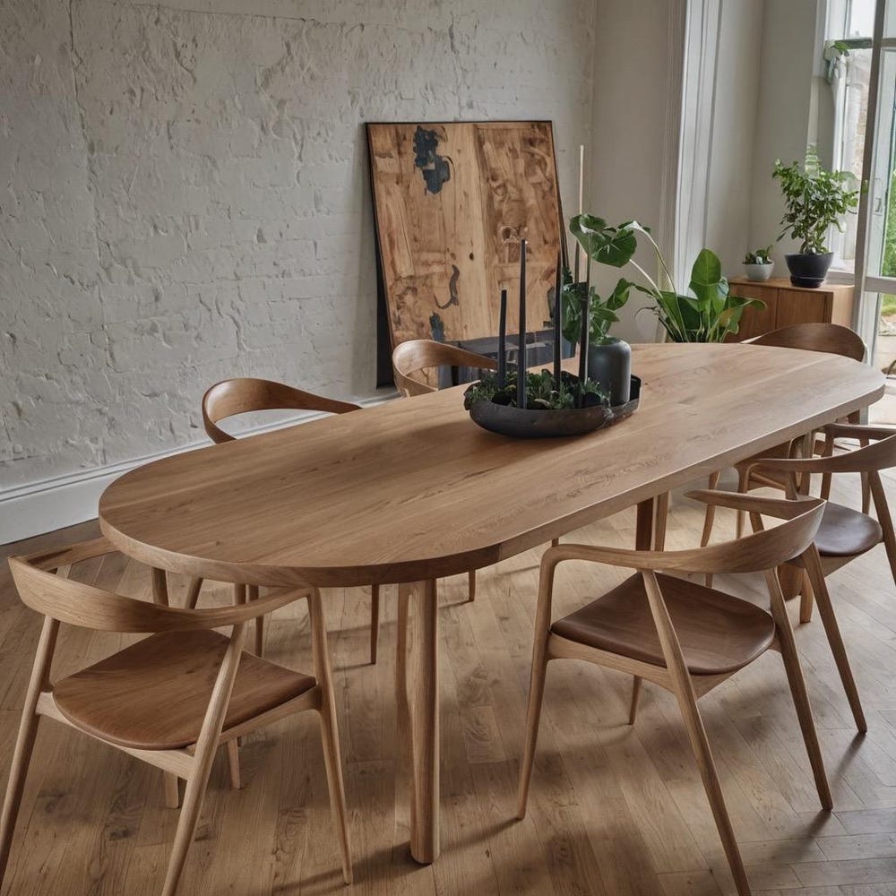 Solid Wood Conference Office Dining Table - Image 4