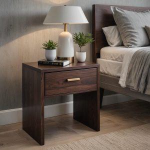 il_1000x1000.6868782071_4mcf.jpg Real wood bedside table / nightstand / side table / bedroom dresser / bedroom furniture / bed side table / walnut bedside table