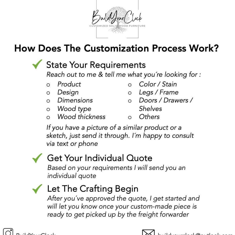 Rustic Solid Wood Dining Table - Handcrafted Office & Conference Table - Farmhouse Solid Wood Table - Modern Dining Table - Image 7