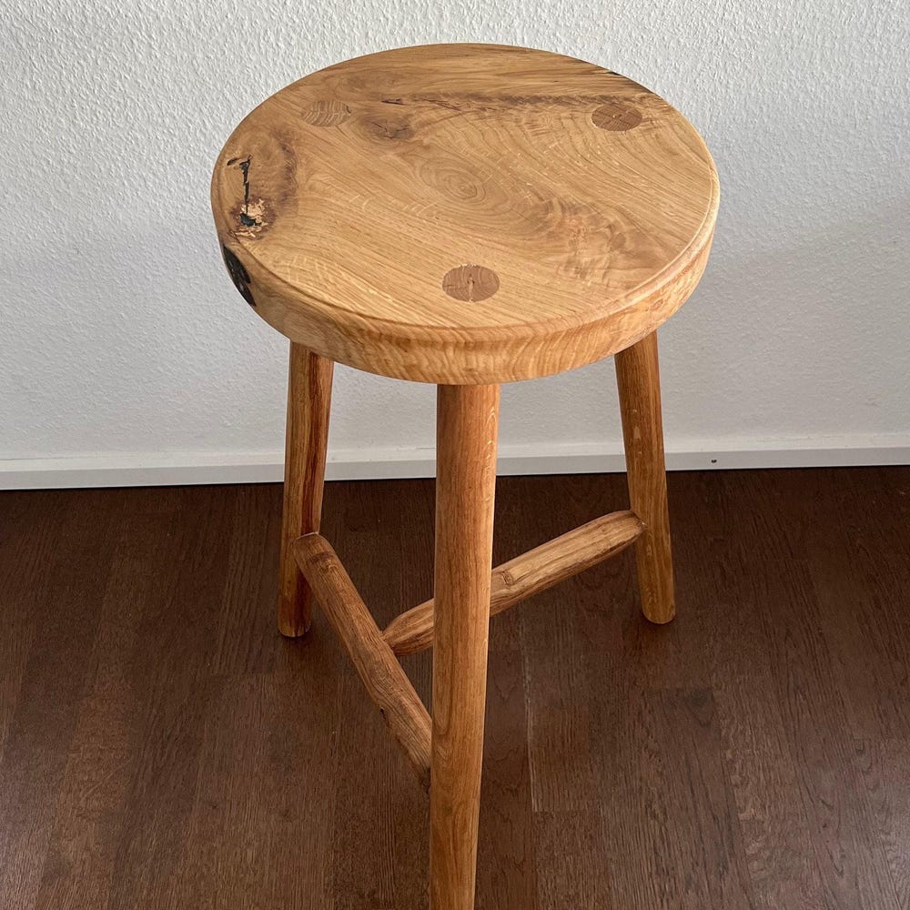 Wooden stool / side table / plant stool / handmade stool / round stool / seat stool / bar stool / natural wood / gift idea