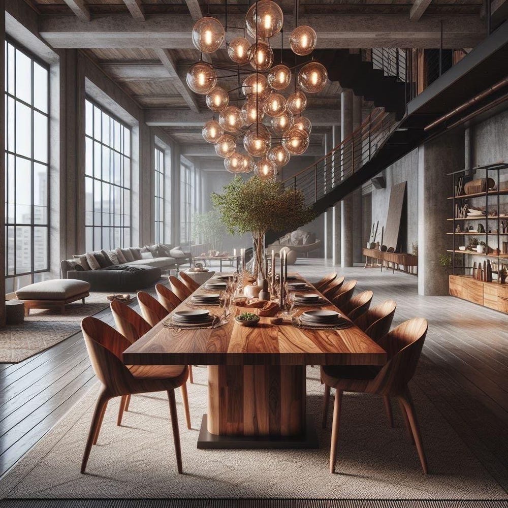 Conference table / solid wood table / office table / solid wood / real wood table / dining table / walnut table - Image 3