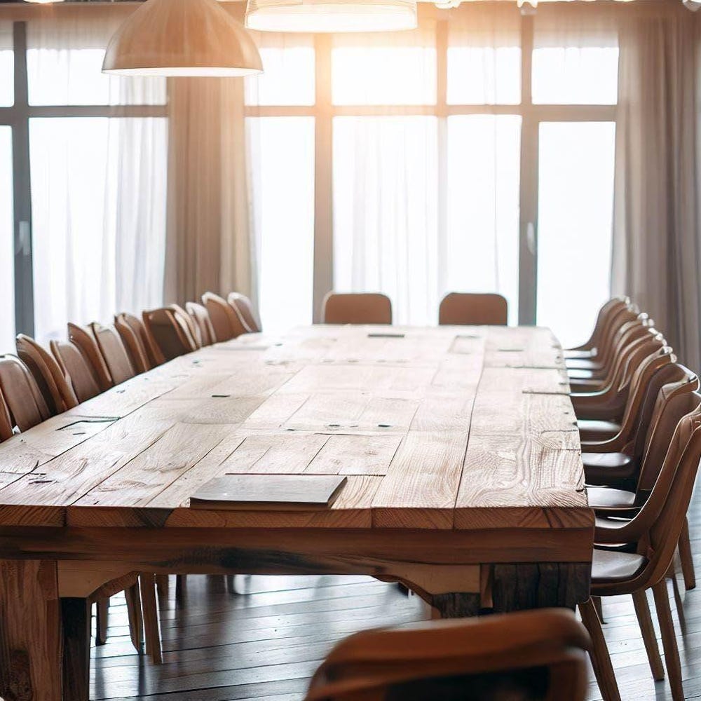 conference table / solid wood table / office table / solid wood / real wood table