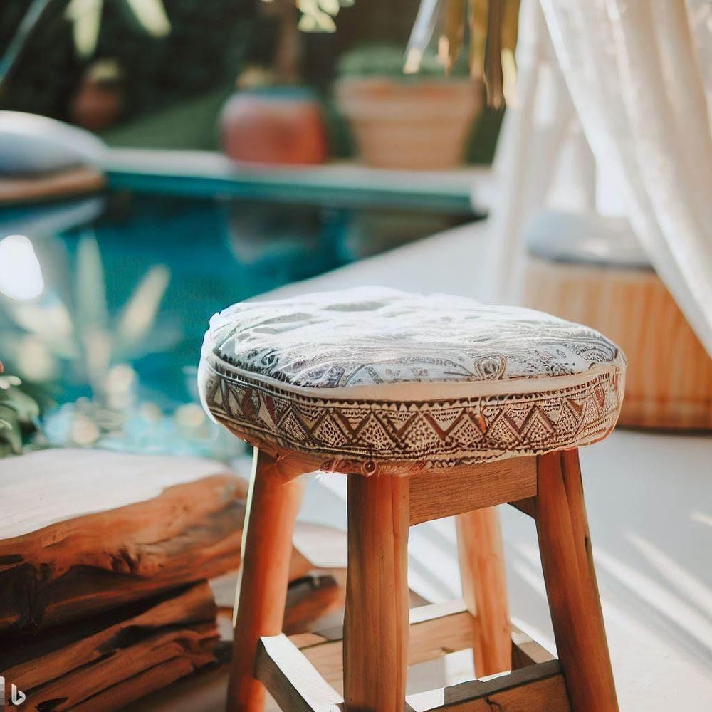 Wooden stool / side table / plant stool / handmade stool / stool round / stool / Made to order / natural wood / gift idea - Image 7